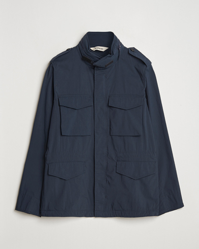 Aspesi Lightweight Cotton Field Jacket Navy – Blau