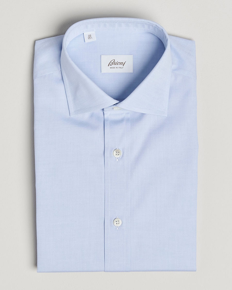 Brioni Classic Dress Shirt Light Blue – Blau