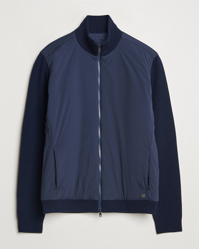 Scandinavian Edition Leeway Hybrid Jacket Navy Blue – Blau