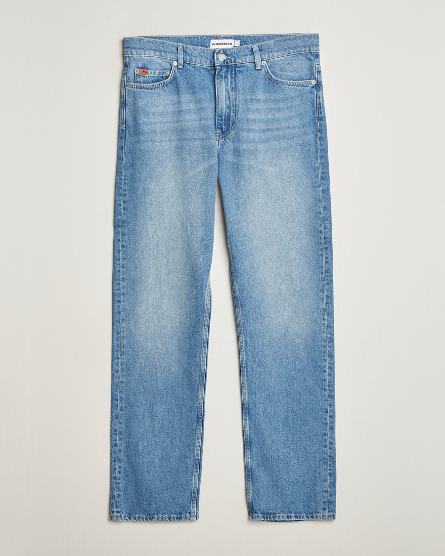 J.Lindeberg Cody Washed Reg Jeans Light Blue – Blau