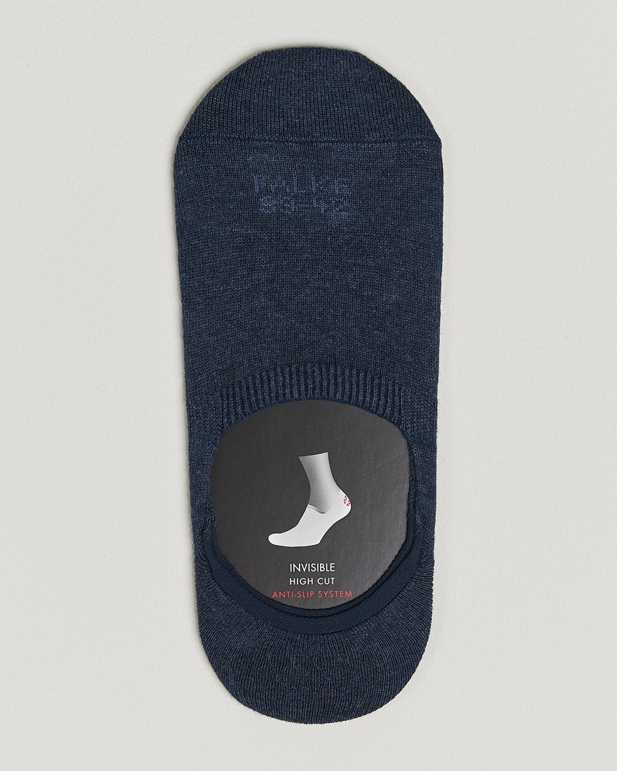 Falke Casual High Cut Sneaker Socks Navy Melange – Blau