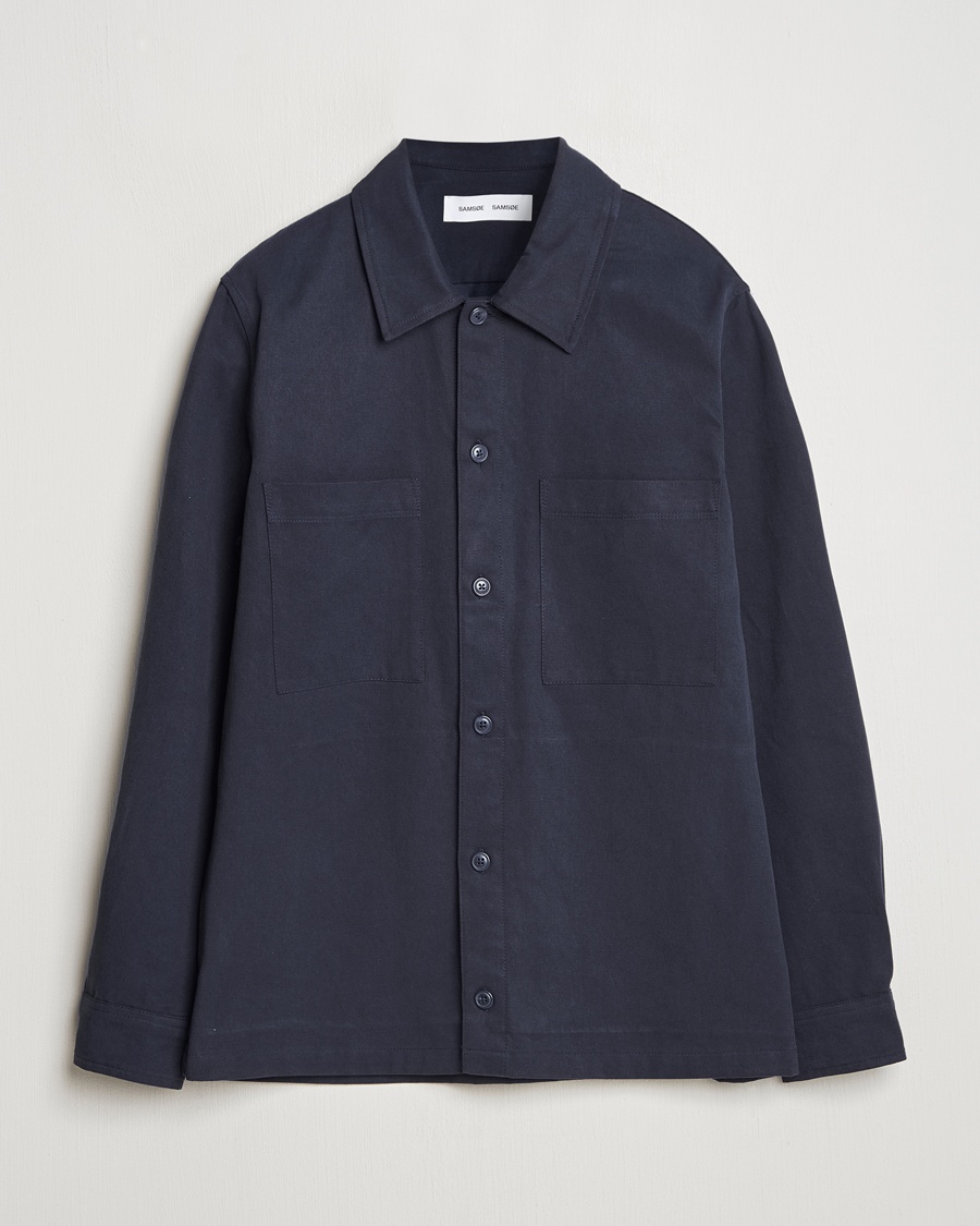Samsøe Samsøe Sataka Overshirt Salute Blue – Blau