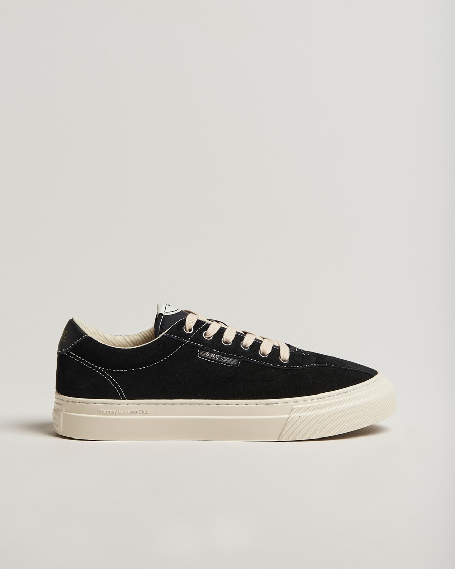 Stepney Workers Club Dellow 02 Cupsole Suede Sneaker Black – Schwarz