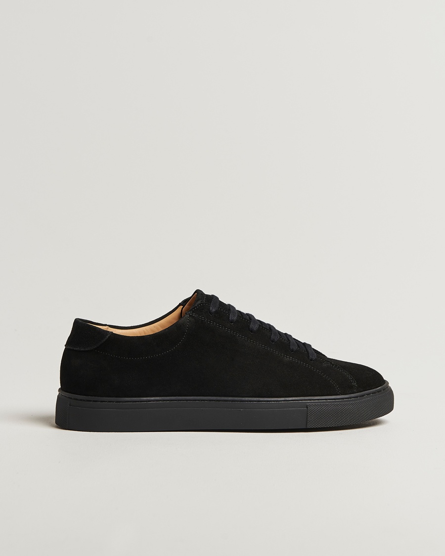 Myrqvist Oaxen Monochrome II Sneaker Black Suede – Schwarz