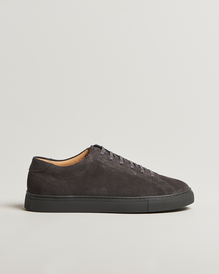 Myrqvist Oaxen Monochrome II Sneaker Dark Grey Suede – Grau