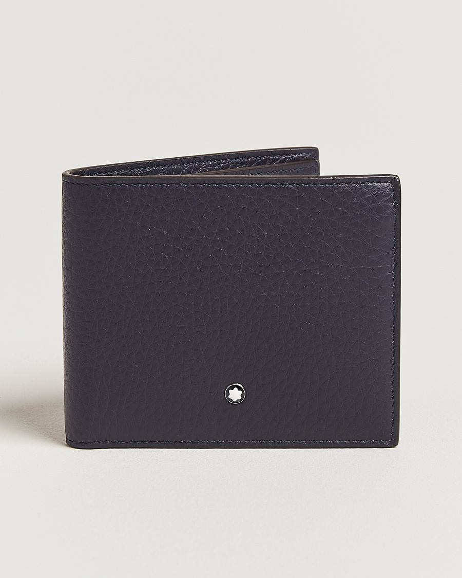 Montblanc Soft Grain Wallet 8cc Night Blue – Blau