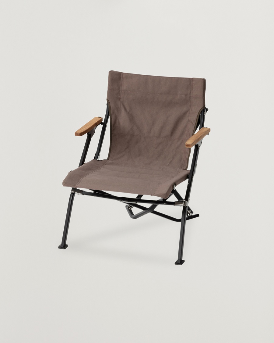 Snow Peak Luxury Low Beach Chair Grey – Braun