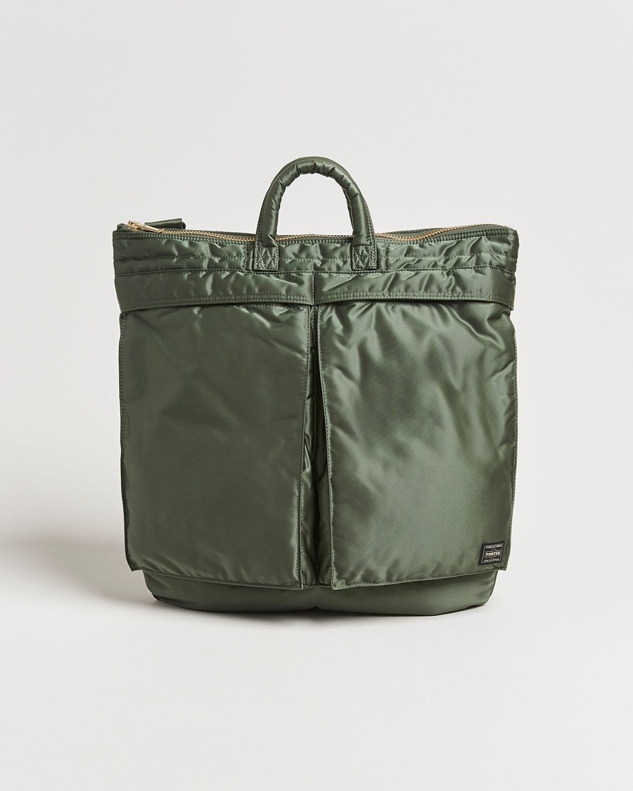Porter-Yoshida & Co. Tanker Helmet Bag Sage Green – Grün