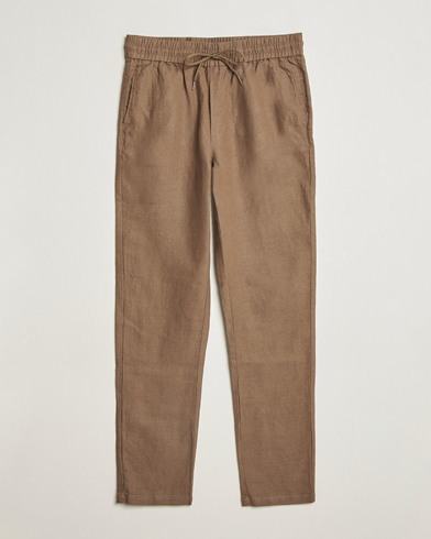 LES DEUX Patrick Linen Pants Cub – Braun