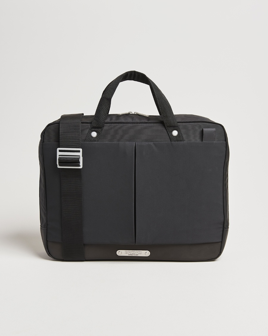 Brooks England Discovery New Street Shoulder Bag Black – Schwarz