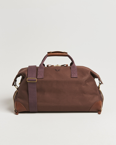 Bennett Winch Canvas Weekender Black Chocolate – Braun