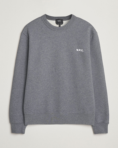 A.P.C. Boxy Fit Petit VPC Sweatshirt Anthracite/White – Grau