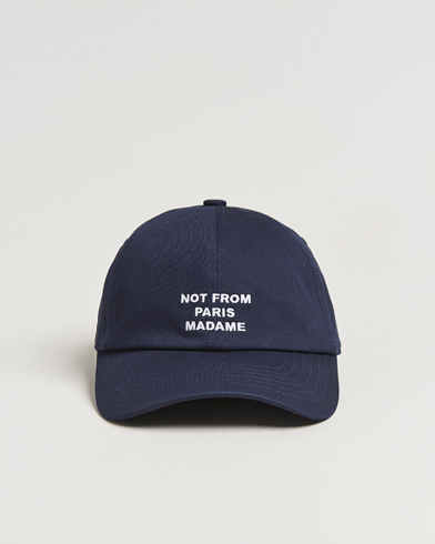 Drôle de Monsieur Slogan Baseball Cap Navy – Blau