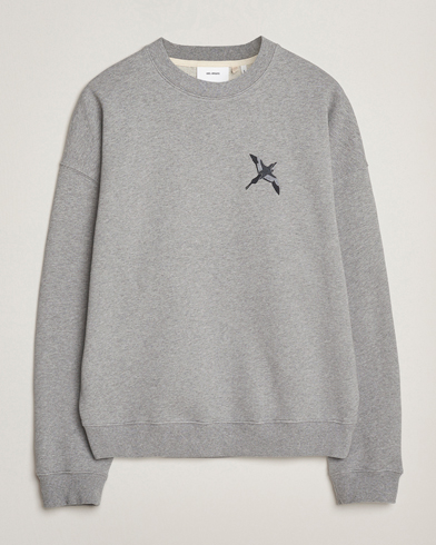 Axel Arigato Micro Bee Bird Sweatshirt Grey Melange – Grau