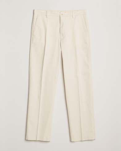 NN07 Paw Relaxed Fit Pleated Chinos Ivory – Weiß