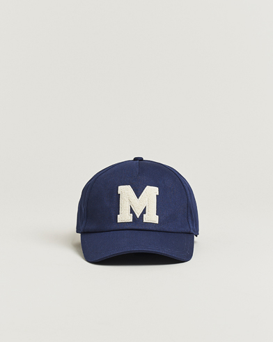 Moncler Archive Logo Baseball Cap Navy – Blau