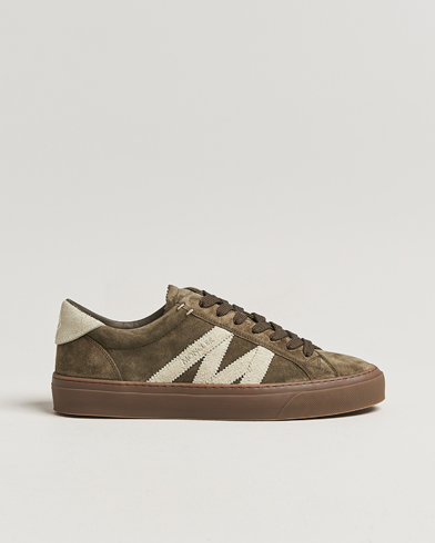 Moncler Monaco Low Top Sneakers Olive – Blau