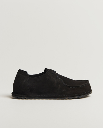 BIRKENSTOCK Utti Lace Suede Loafer Black – Schwarz