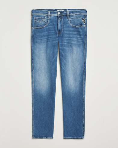 Replay Anbass Hyperflex Original Jeans Medium Blue – Blau