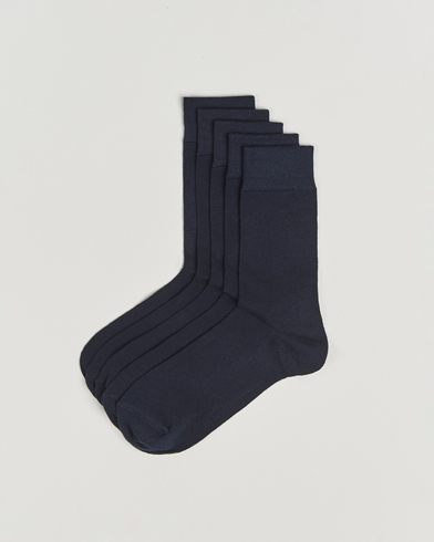 Bread & Boxers 5-Pack Socks Dark Navy – Blau