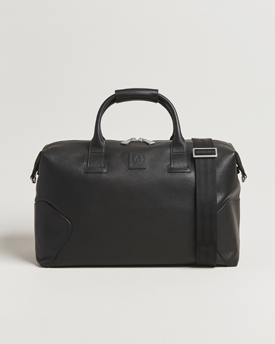Belstaff Ronson Leather Weekendbag Black – Schwarz