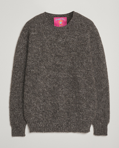 Howlin' Shaggy Bear Sweater Black Melange – Schwarz