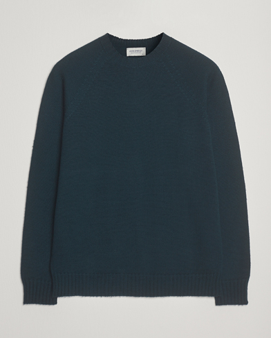 John Smedley Denver Extra Fine Merino Crew Neck Richardson Green – Grün