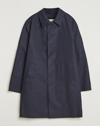 Mackintosh Dunoon Car Coat Navy – Blau