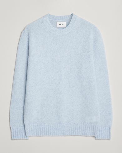 NN07 Lee Wool Knitted Sweater Cerulian Blue – Blau