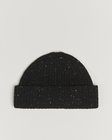 NN07 Wool Donegal Sailor Beanie Black – Schwarz