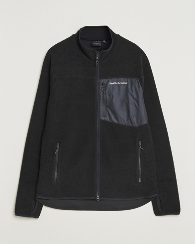 Peak Performance Pile Full Zip Black – Schwarz