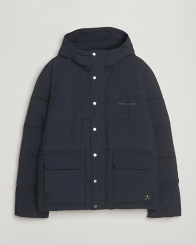 Samsøe Samsøe Ulf Down Hooded Puffer Salute Navy – Blau