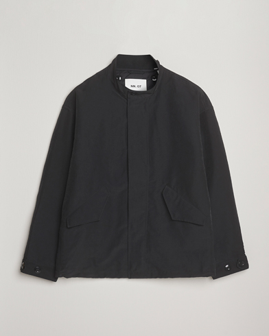 NN07 Sophus Nylon Bomber Jacket Black – Schwarz