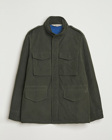 Aspesi Minifield Cotton Field Jacket Military – Grün