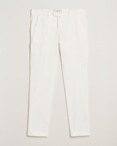 Briglia 1949 Slim Fit Cotton Stretch Chino Off White – Weiß