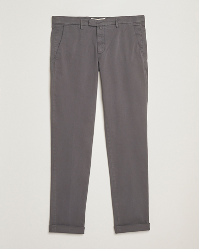 Briglia 1949 Slim Fit Cotton Stretch Chino Grey – Grau