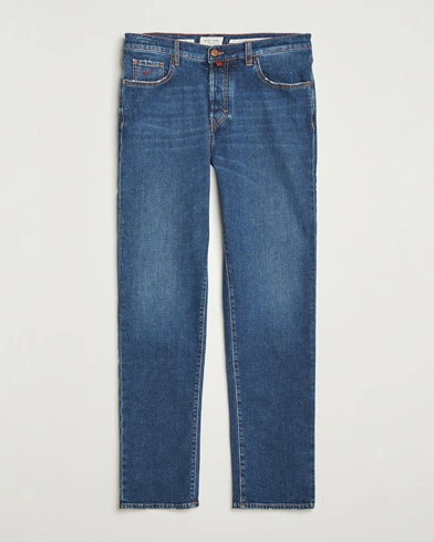 Jacob Cohën Edos Regular Straight Fit Jeans Mid Blue – Blau