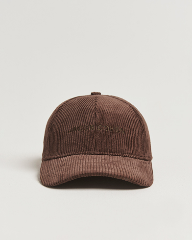 Jacob Cohën Corduroy Logo Cap Brown – Braun