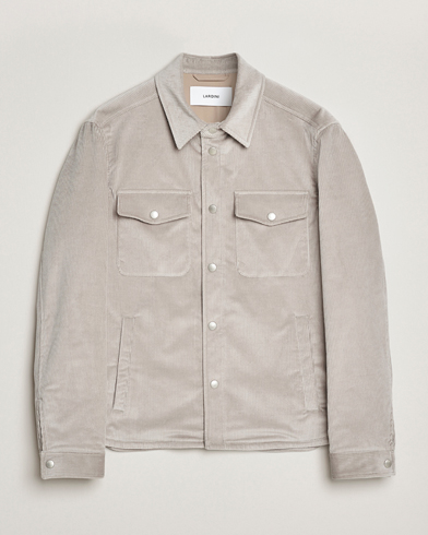 Lardini Corduroy Overshirt Taupe – Beige