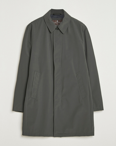 Oscar Jacobson Nylon Car Coat Olive – Grün