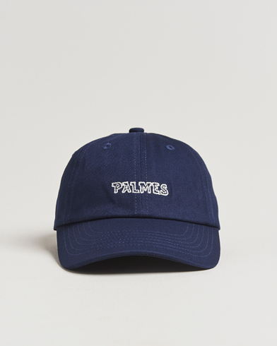 Palmes Embroidered Logo Cap Navy – Blau