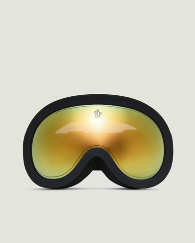 Moncler Lunettes Snowray Ski Goggles Black/Gold – Schwarz
