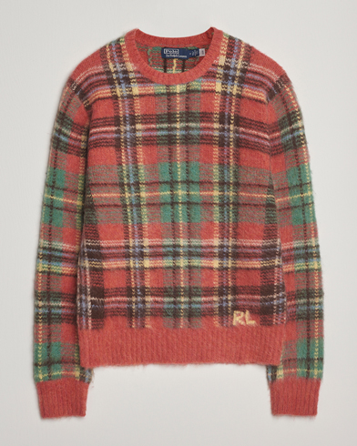 Polo Ralph Lauren Checked Wool Sweater Red Combo – Mehrfarbig