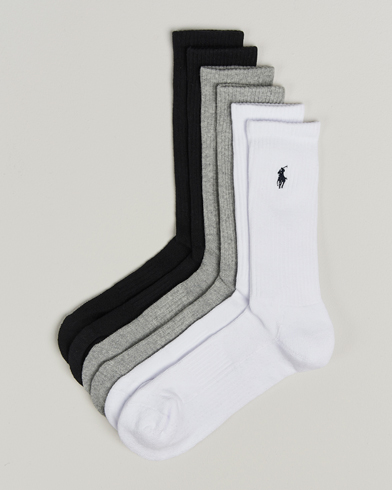 Polo Ralph Lauren6-Pack Crew SockGrey – Grau