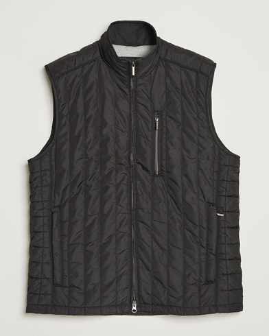 Stenströms Nylon Quilted Light Padded Vest Black – Schwarz