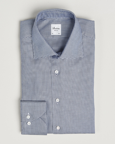 Stenströms Regular Fit Woven Structure Shirt Blue – Blau