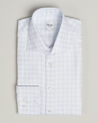 Stenströms Regular Fit Structure Cut Away Shirt White – Weiß