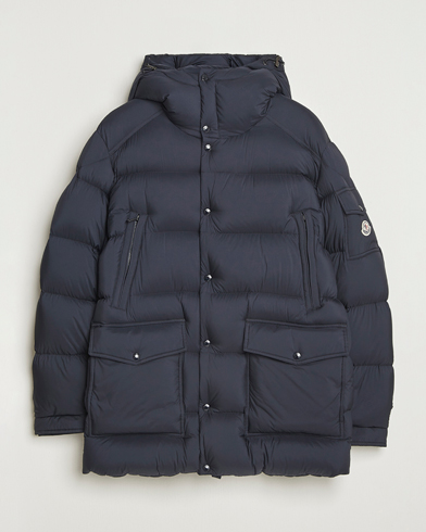 Moncler Bretagne Down Parka Navy – Blau