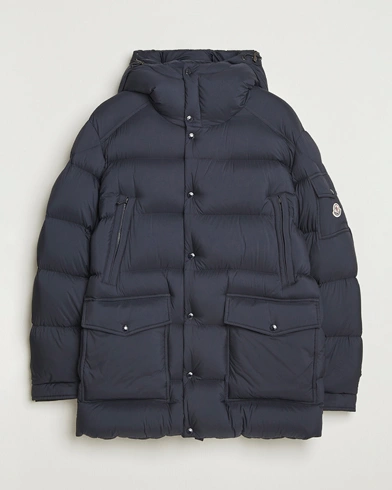 Moncler Bretagne Down Parka Navy – Blau