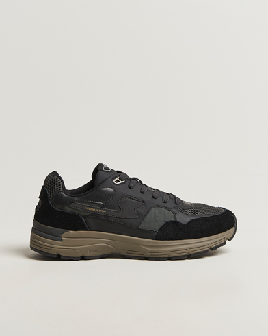 Stepney Workers Club Amiel S-Strike Suede Sneaker Black – Schwarz